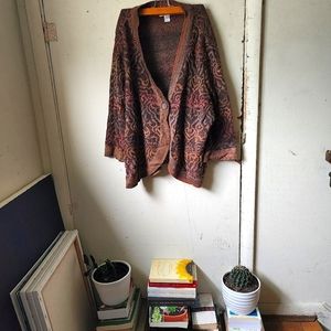 Earth Tone Button Cardi